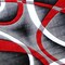 Flash Furniture Red 5' x 5' Modern Plush Abstract Area Rug KP-RG951-55-RD-GG - alternate 7